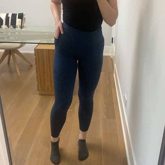 Joy Lab Heater Dark Blue Leggings size Small - Picture 3 of 5